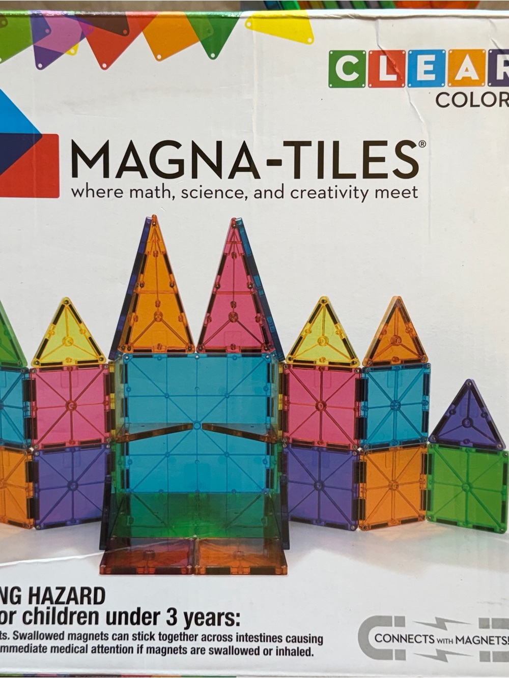 111 Magna-Tiles: Three Complete 37-Piece Sets!!(Sets retail for approx $39 ea.)